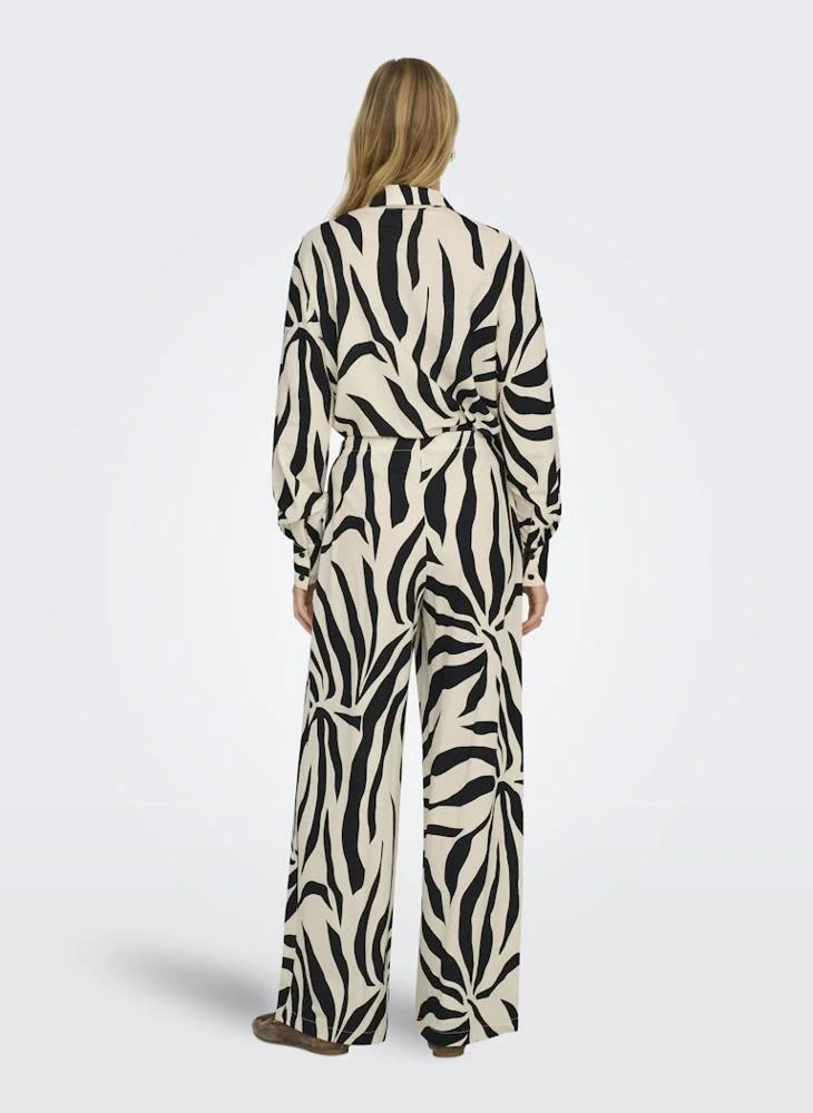 اونلي Casual Relaxed Drawstring Trousers